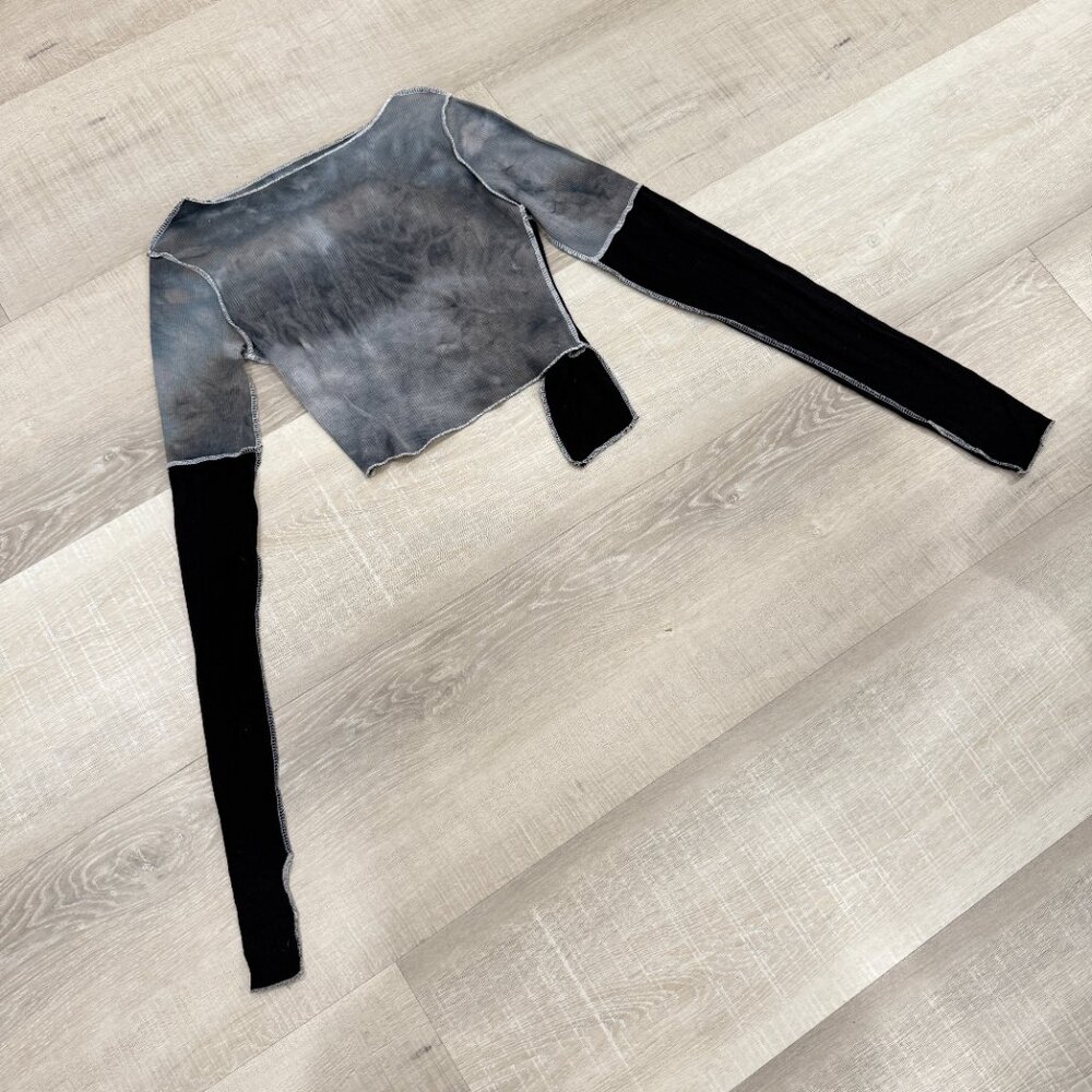 Patchwork Long Sleeve Top - image 6